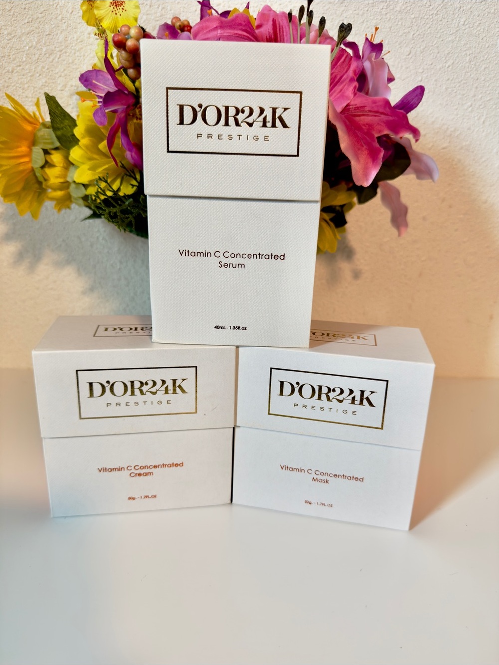 D’OR24K Vitamin C Concentrated Serum, Cream & Mask